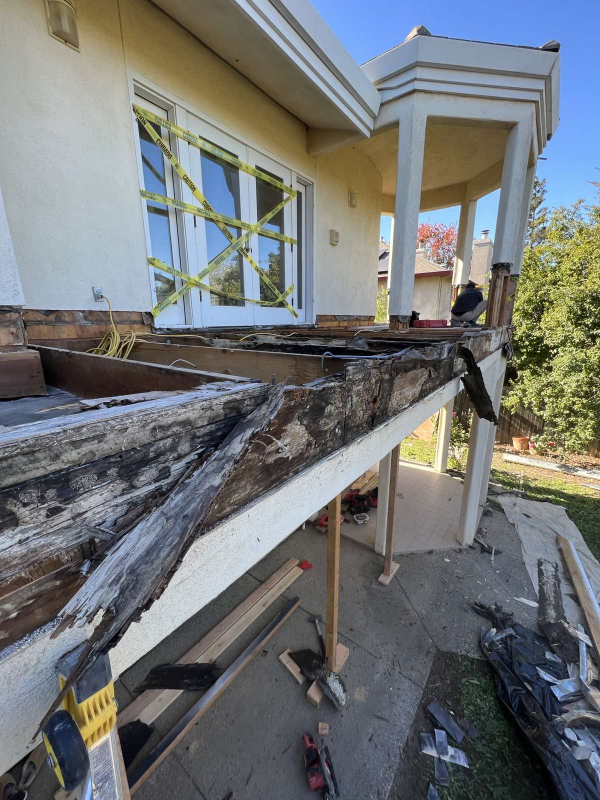 Another view of the Rot Damage Photo