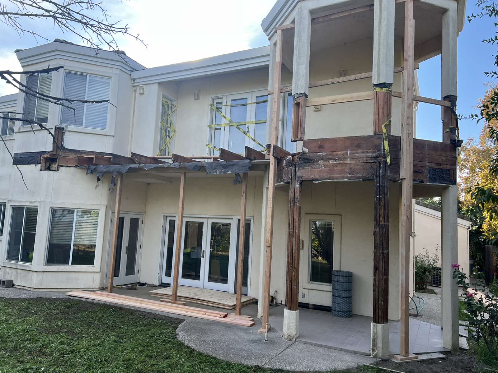 After Demo, All visible Dry Rot Exposed Photo