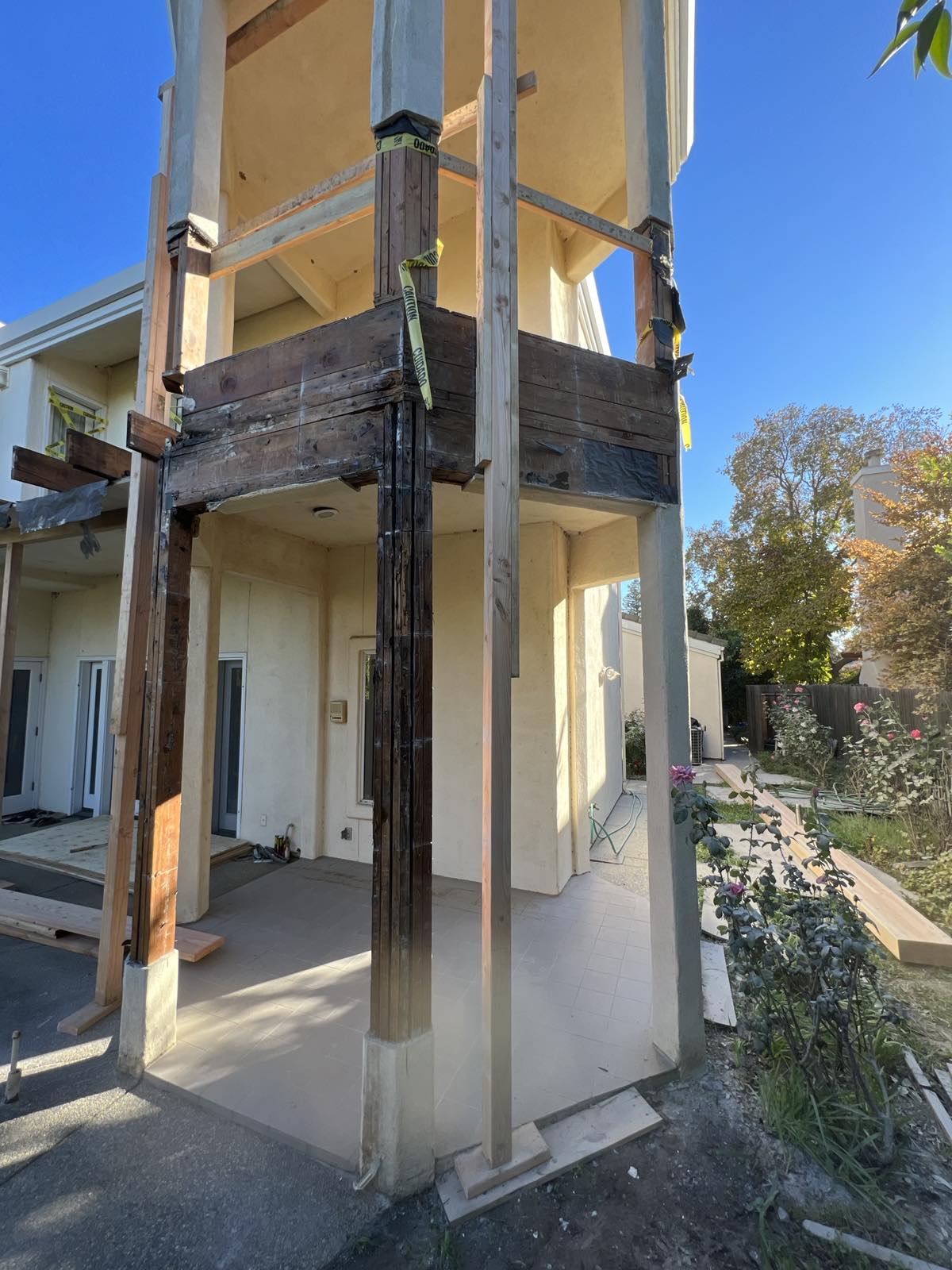 Another View of Damaged Framing by Dry Rot Photo
