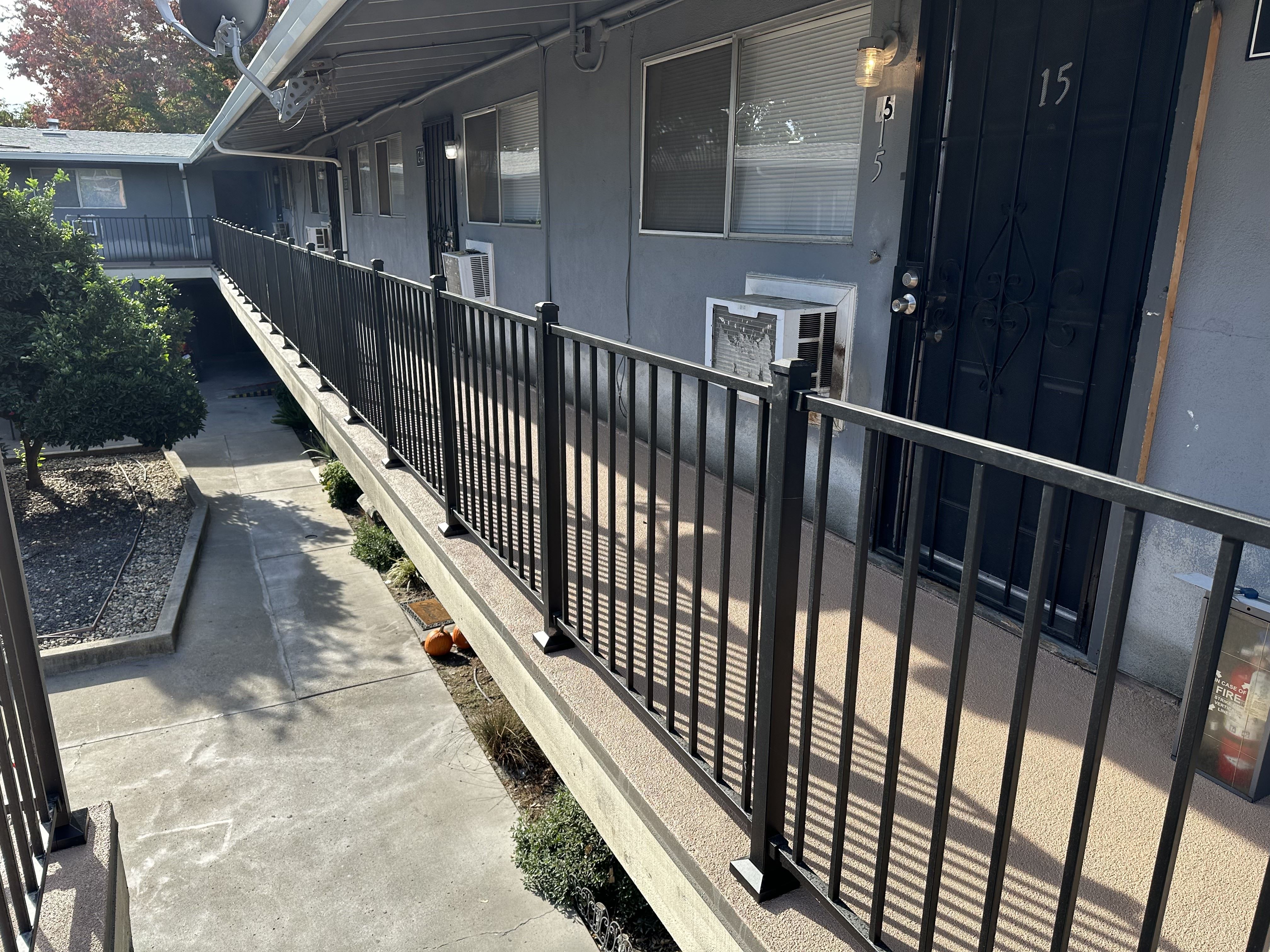 Completed SB721 Compliance Repair, (pre Paint) Photo