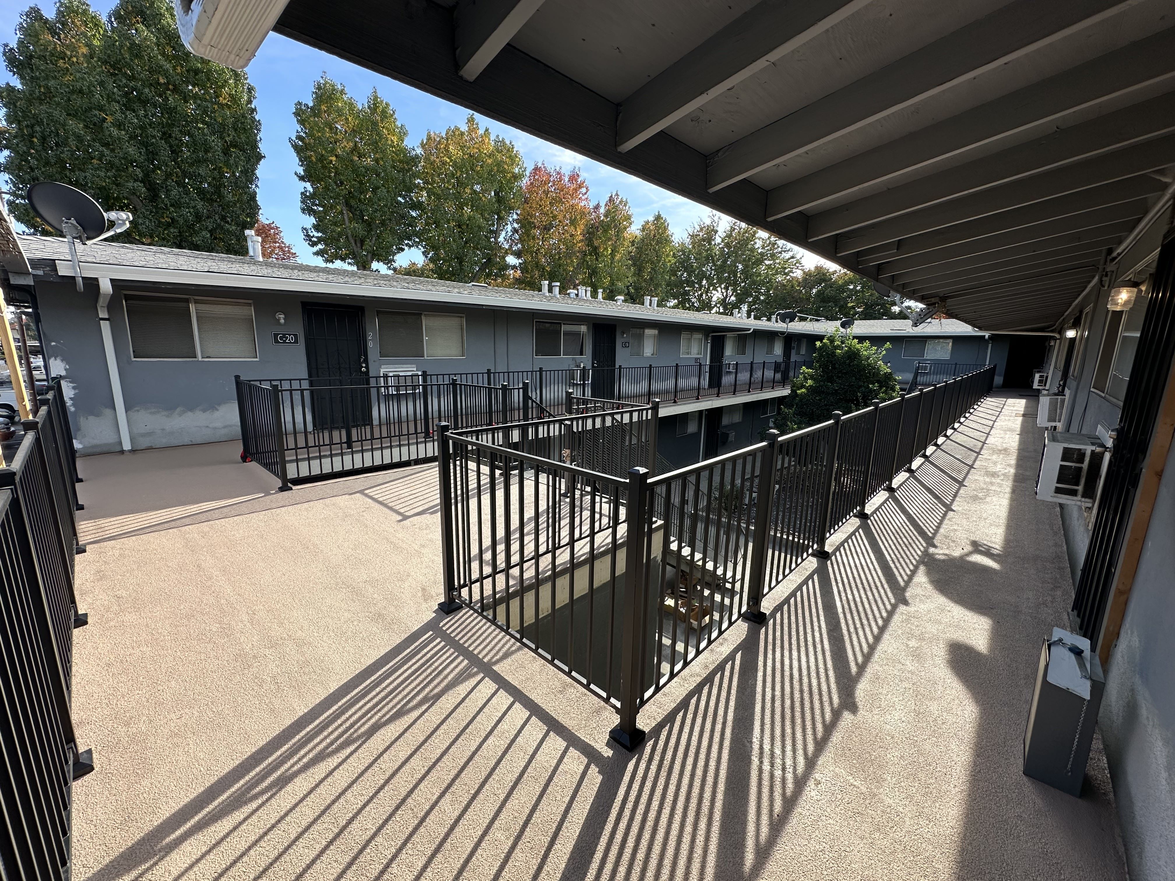 Completed SB721 Compliance Repair, (pre Paint) Photo