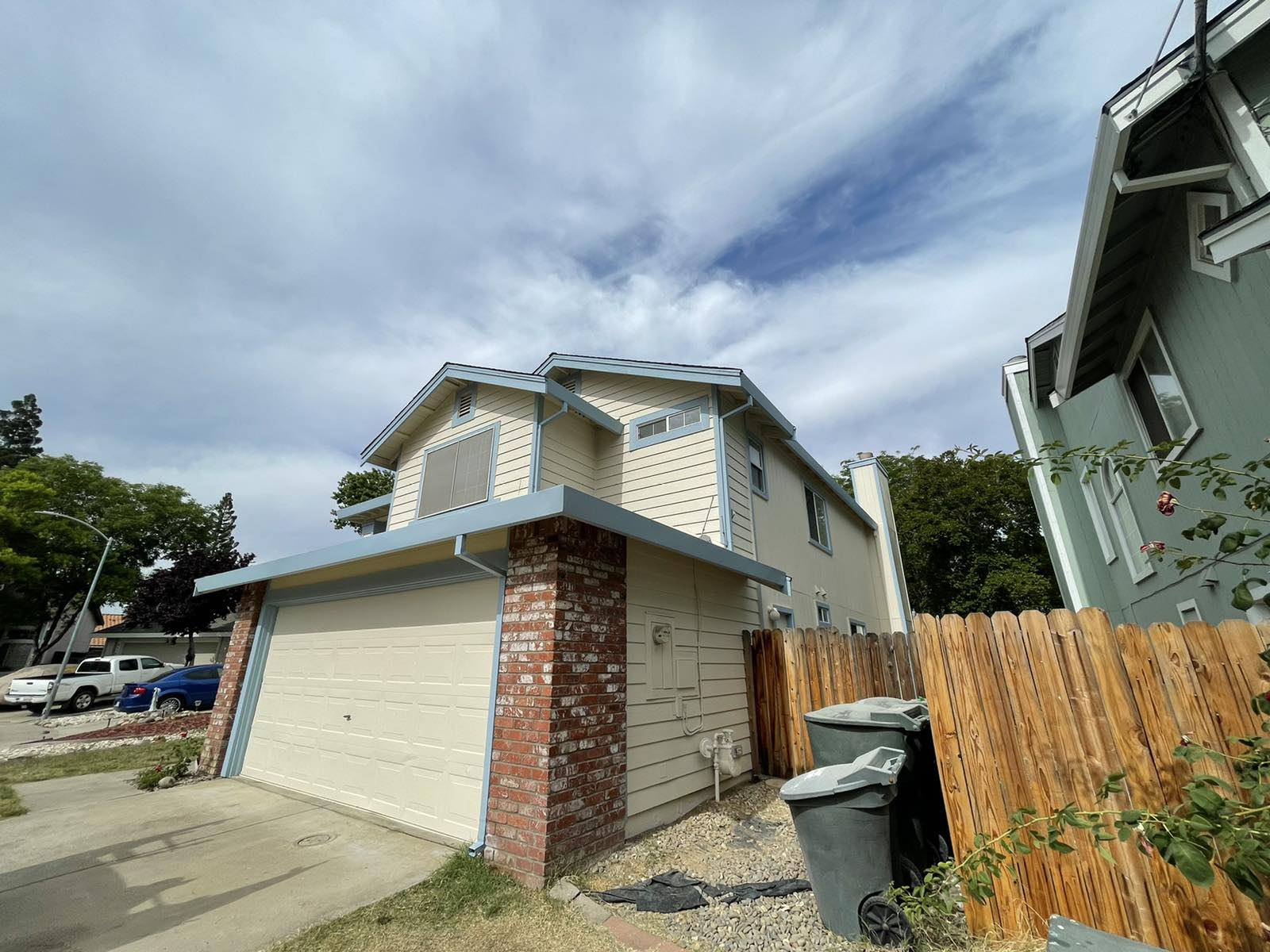 Exterior repairs and paint completed Photo