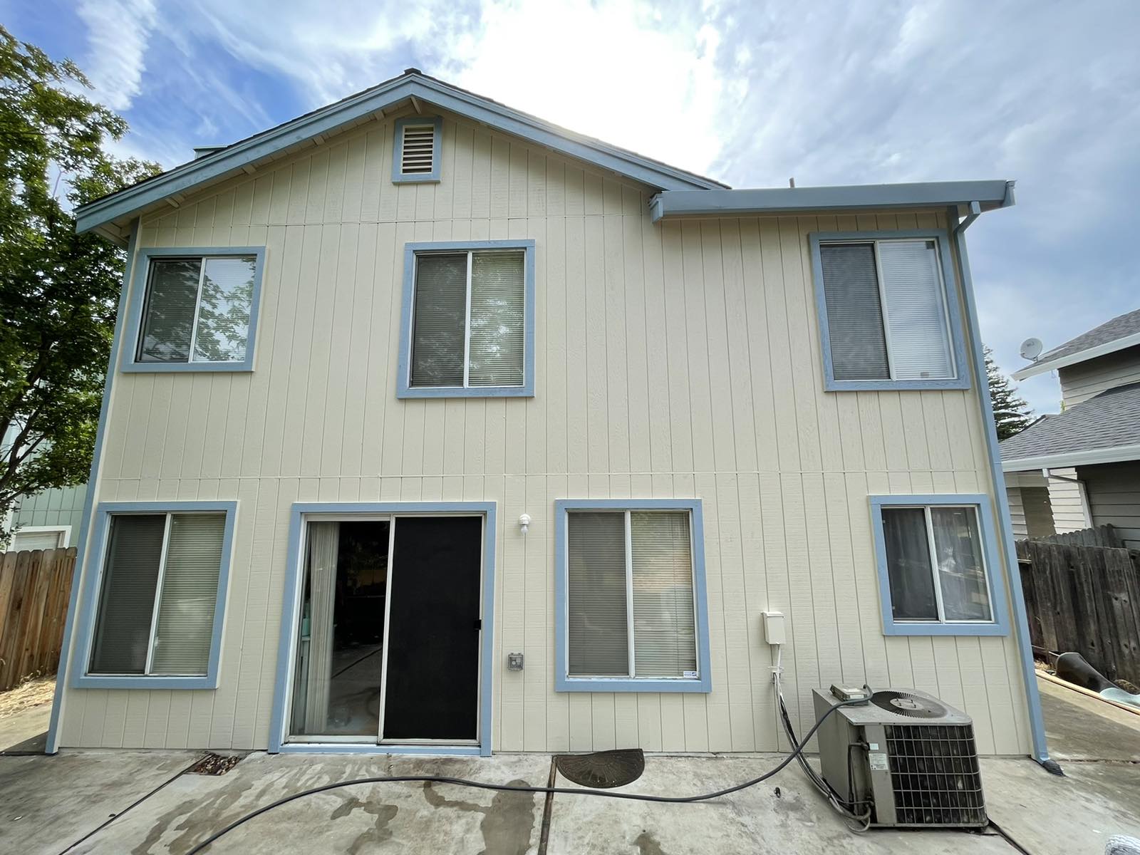 After Exterior Paint, Siding Repair Photo