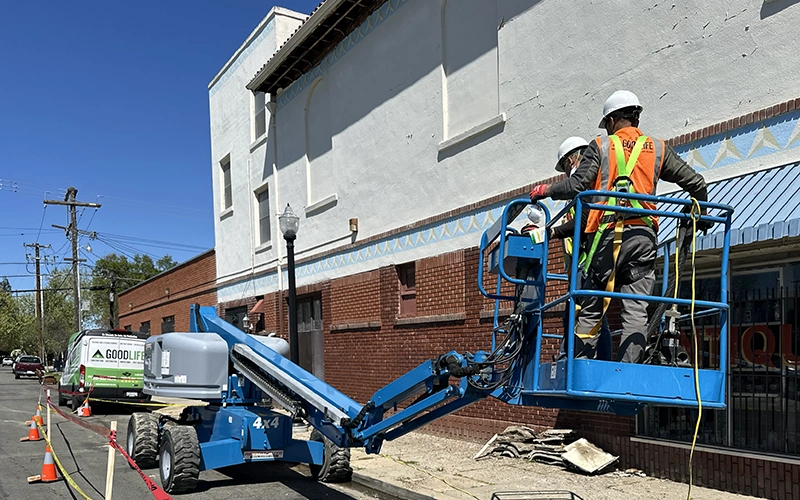Capital improvements project in progress by Good Life Construction
