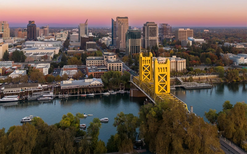 Sacramento bridge representing the local roots of Good Life Construction, a general contractor in the Sacramento area