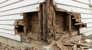 termite damage found in residential home