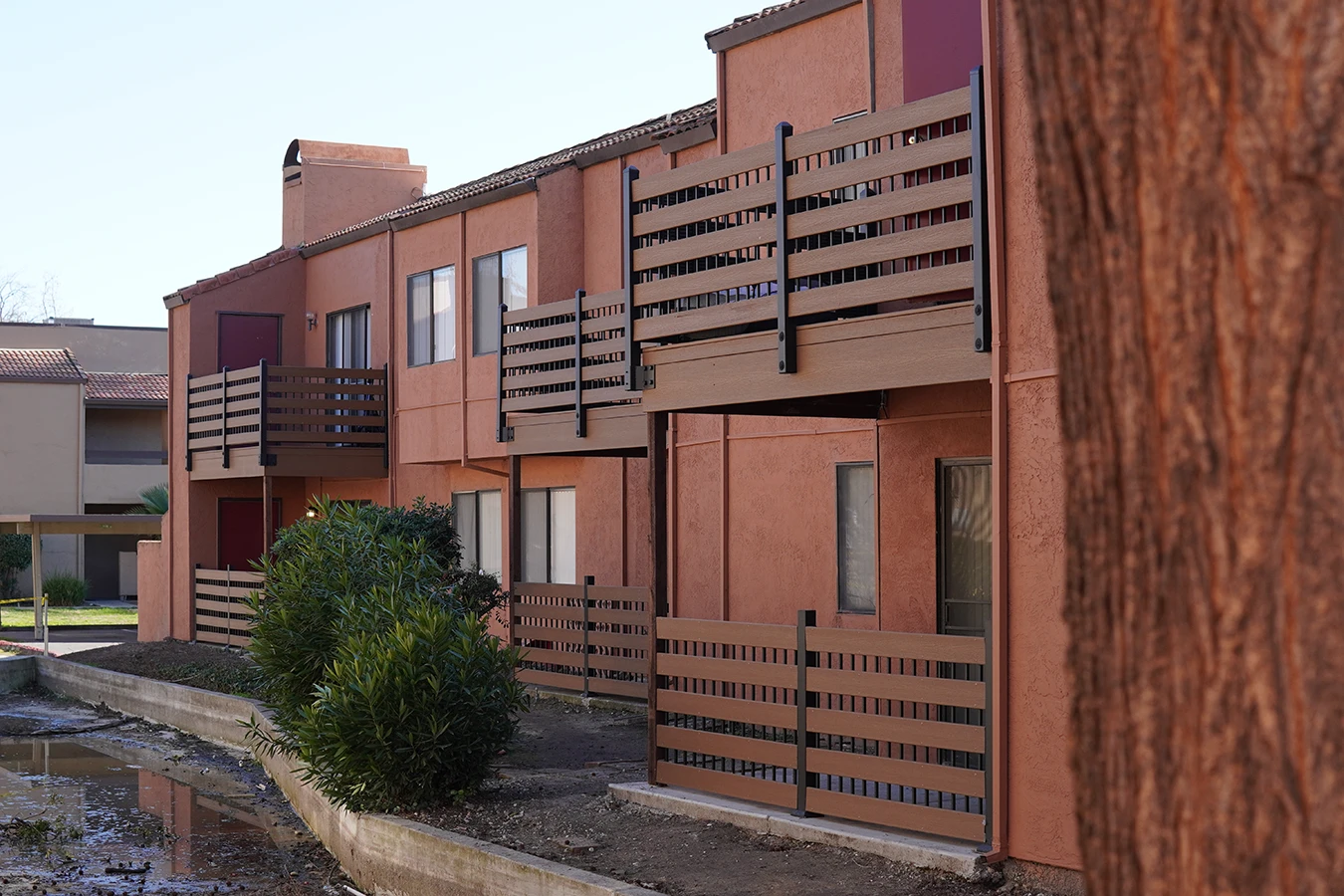 Completed deck and balcony repair for an SB 721 project in Stockton, CA